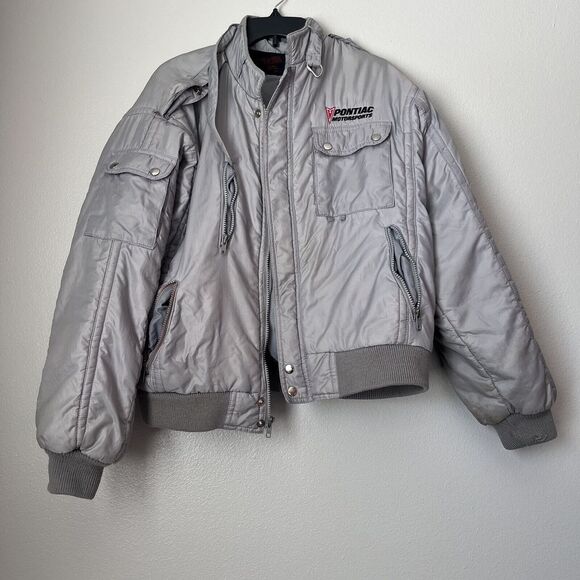 Upstream Racing Divison Vintage Pontiac Motorsports Outerwear‎ Jacket Coat XL
